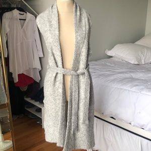 Lou & Grey Long Belted Sweater